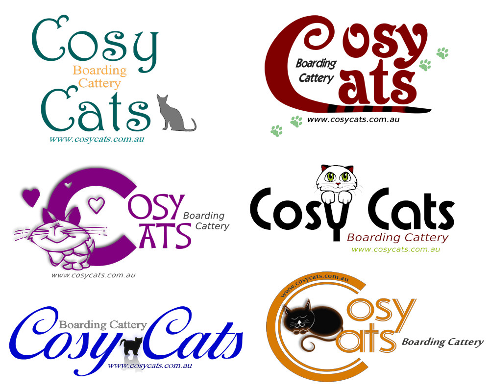 Cosy Cats Logo Ideas